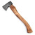 Rescue Team Outdoor Axe | Carbon Steel, Textured Finish, Scorched Sheesham Wood Handle