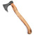 Victim or Survivor Viking Axe | Carbon Steel Blade w/ Long Wood Handle