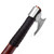 Downed and Drowned Viking Medieval Battle Axe | Decorated Blade w/ Black Leather Wrapped Handle