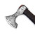 Downed and Drowned Viking Medieval Battle Axe | Decorated Blade w/ Black Leather Wrapped Handle