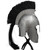 Spartan Troy Helmet | Roman Medieval Knight's Helmet with Black Plume, Leather Inliner and Brass Buckle