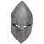 Medieval Barbuta Helmet Close Faced | Historical Reenactment Medieval Knight's Helmet with Visor