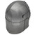 Medieval Warrior's Sugarloaf Helmet | Full Face Rounded Steel Helmet with Leather Liner & Brass Buckle