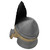 Medieval Knight Viking Helmet | Steel Knight Silver Viking Helmet for Cosplay & Role Play | Includes Real Leather Inliner