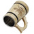 Viking Wooden Beer Mug - Natural Wood | Handmade Viking Tankard for Drinking | Mangowood and Stainless Steel Construction