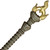 LARP Sword Naraka Bladepoint , Gold PU Blade with Solid Core