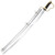 US Artillery Officer's Sword with Polished EN45 Steel Blade and Brass Hilt