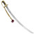 Polish Army Ceremonial Sword with Engraved EN45 Steel Blade and Brass Hilt