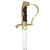 German WWII Army Officers Sword with Nickel-Plated EN45 Steel Blade