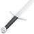 European Sword with Tempered EN45 Steel Blade and Nickel Silver-Plated Fittings
