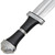 Viking 9th Century Sword with Tempered EN45 Steel Blade and Brass Guard