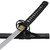 Anime Replica Sword with Stainless Steel Blade & Matte Black Scabbard