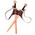 Genuine Leather 2pc Shoulder Belt – Adjustable Dual Sword Holder for Ninja Dual-Wield