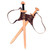 Genuine Leather 2pc Shoulder Belt – Adjustable Dual Sword Holder for Ninja Dual-Wield