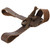 Ambidextrous Sword or Axe Frog – Genuine Rawhide Leather