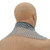 Mild Steel Butted Chainmail Collar - Leather Knitted Chainmail Gorget | Neck Protection Medieval Collar | Available In Different Colors