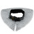 Mild Steel Butted Chainmail Collar - Leather Knitted Chainmail Gorget | Neck Protection Medieval Collar | Available In Different Colors