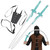 Sword Art Online PU Foam Green Katana with Double Sword Back Strap Sheath