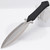 Timber Wolf Spear Point Fixed Blade Knife with Rubber Grip Handle