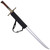 Mastercrafted Fantasy Foam Sword with Adjustable Nylon Back Strap Sheath – Cosplay Kit