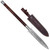 Medieval Pole Dagger with Damascus Steel Blade and Hardwood Shaft
