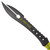 Stainless Steel Curved Blade Fantasy Sword with Cord Wrapped Handle and Nylon Sheath