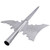 Decorative Stainless Steel Spear Ballam with Cutout Design – Silver