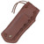 Bolstering Engraved Heritage Folding Knife with Damascus Stainless Steel Blade & Leather Sheath