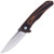 Recon Forward Folding Knife with G10 Handle and Deep Grind Drop Point Blade