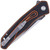 Recon Forward Folding Knife with G10 Handle and Deep Grind Drop Point Blade