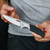 Emberstrike Folding Pocket Knife with Stainless Steel Drop Point Blade and Black Orange Handle