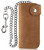 F&L CLASSIC RFID Blocking Men's Bifold Vintage Long Style Cow Top Grain Leather Steel Chain Wallet,Made In USA,Snap closure,Crazy Horse Brown