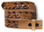 Belt for buckle Western Leather Engraved Tooled Strap w/Snaps for Interchangeable Buckles - 2022-01