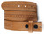 Belt for buckle Western Leather Engraved Tooled Strap w/Snaps for Interchangeable Buckles - 2022-05