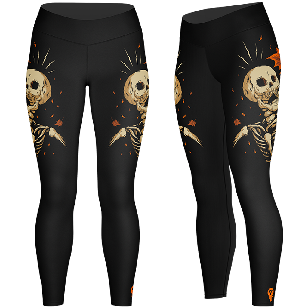 Skeleton High Waisted Leggings: Women's Halloween Outfits | Tipsy Elves |  High waisted leggings, How to wear, Women skeleton