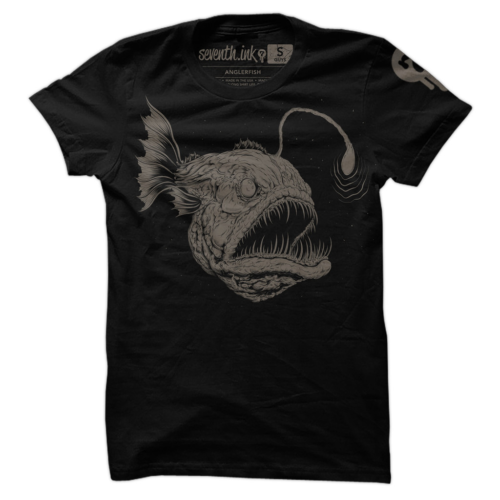 Anglerfish T-Shirt - Tall sizes available - Seventh.Ink