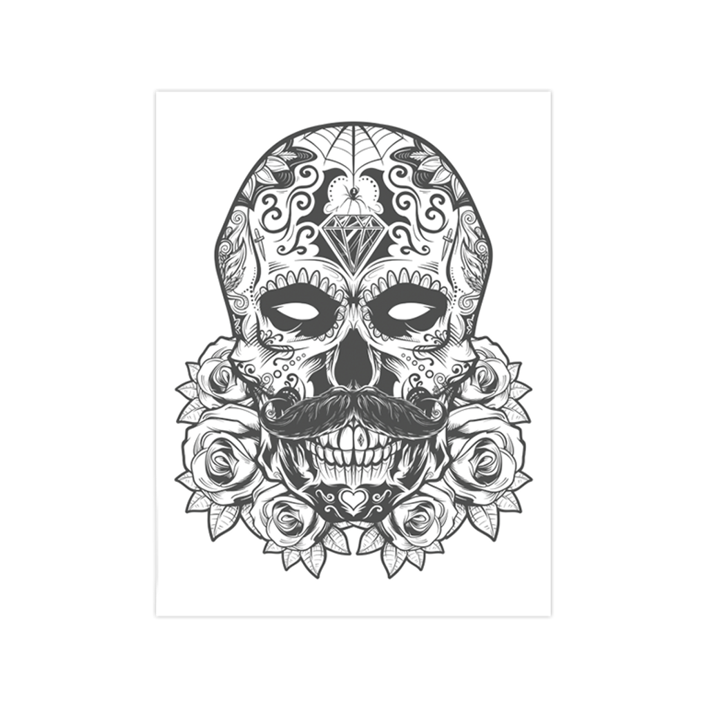 Joao Mendes Skull Illustration Sugar Skull Drawing Mexican Skull Tattoos