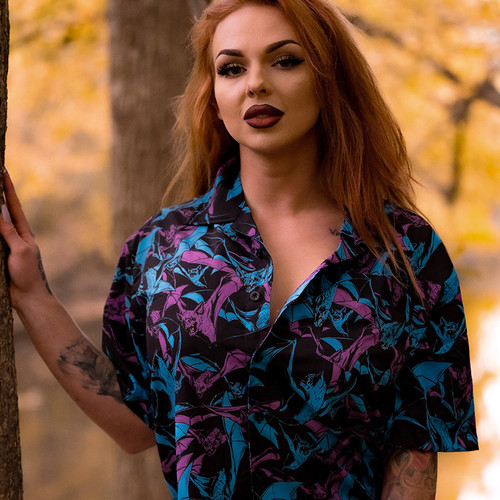 Bats! Button Down Shirt by Seventh.Ink