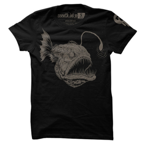 Anglerfish T-Shirt by Seventh.Ink