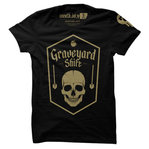 Graveyard Shift T-Shirt by Seventh.Ink