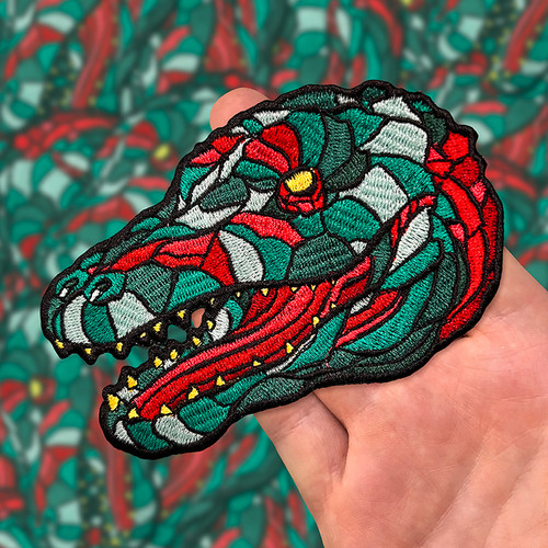 Gator Head Patch - Limited Edition by Seventh.Ink