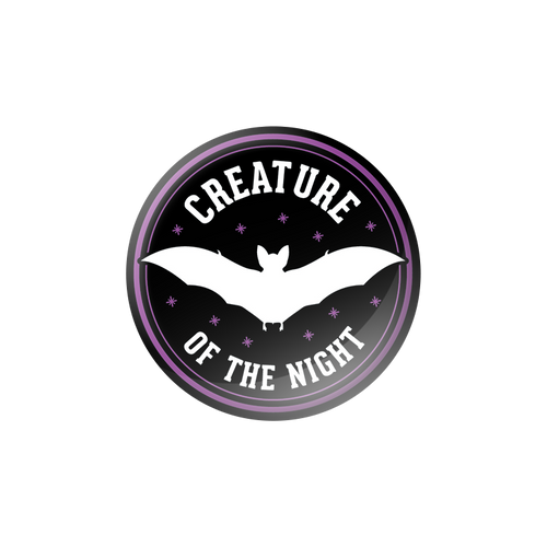 Creature of the Night 2.25" Circular Magnet by Seventh.Ink