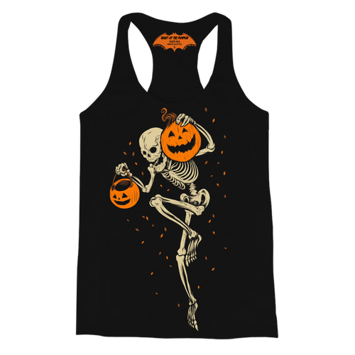 Night of the Pumpkin Racerback Tank Top by Seventh.Ink