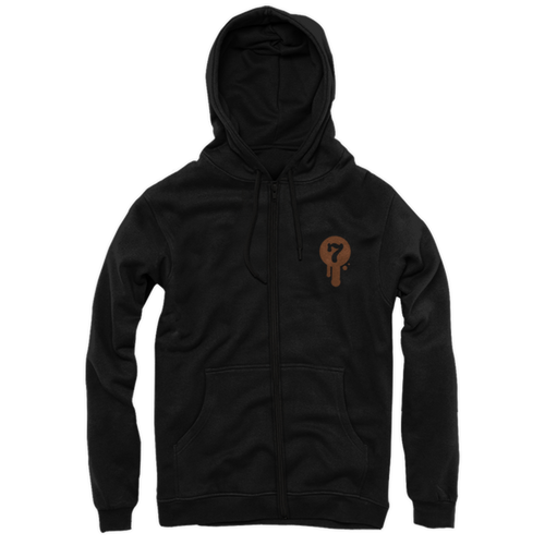 Hallowed Gourd Zip-Up Hoodie by Seventh.Ink