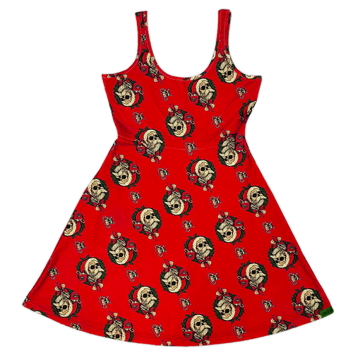 Holly Jolly Women's Skater Dress by Seventh.Ink