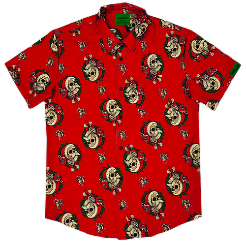 Holly Jolly Button Down Shirt by Seventh.Ink