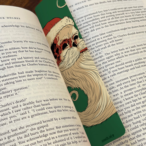Old Saint Nick Bookmark by Seventh.Ink