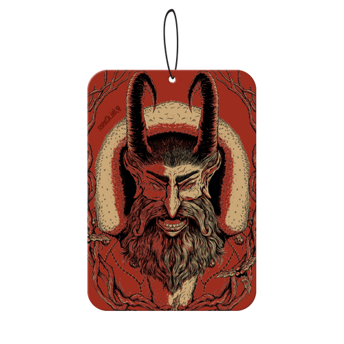 Krampus Red Cinnamon Air Freshener by Seventh.Ink