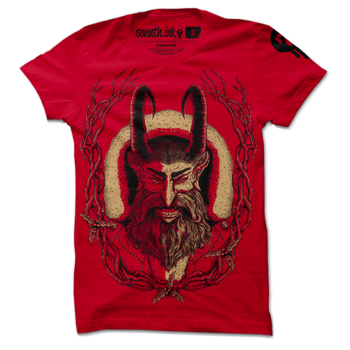 Krampus T-Shirt by Seventh.Ink