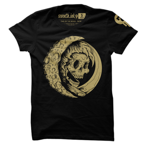 Shroud of the Moon T-Shirt by Seventh.Ink